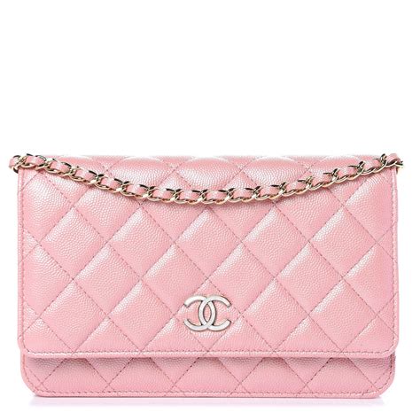 chanel pink small wallet|chanel quilted wallet on chain.